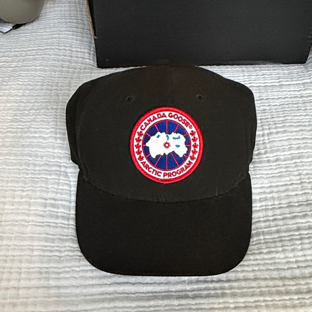 Canada Goose Black Baseball Cap